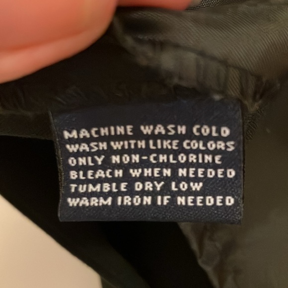 Size 14 black stretch woven poly rayon 4 pocket trousers (1st pair) - Picture 10 of 10